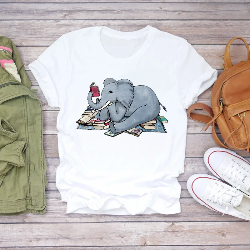 Women 2021 Cartoon Funny 90s Elephant Funny Cute Fashion 90s Lady T-shirts Top Womens T Shirt Ladies Graphic Female Tee T-Shirt 
Women 2021 Cartoon Funny 90s Elephant Funny Cute Fashion 90s Lady T-shirts Top Womens T Shirt Ladies Graphic Female Tee T-Shirt