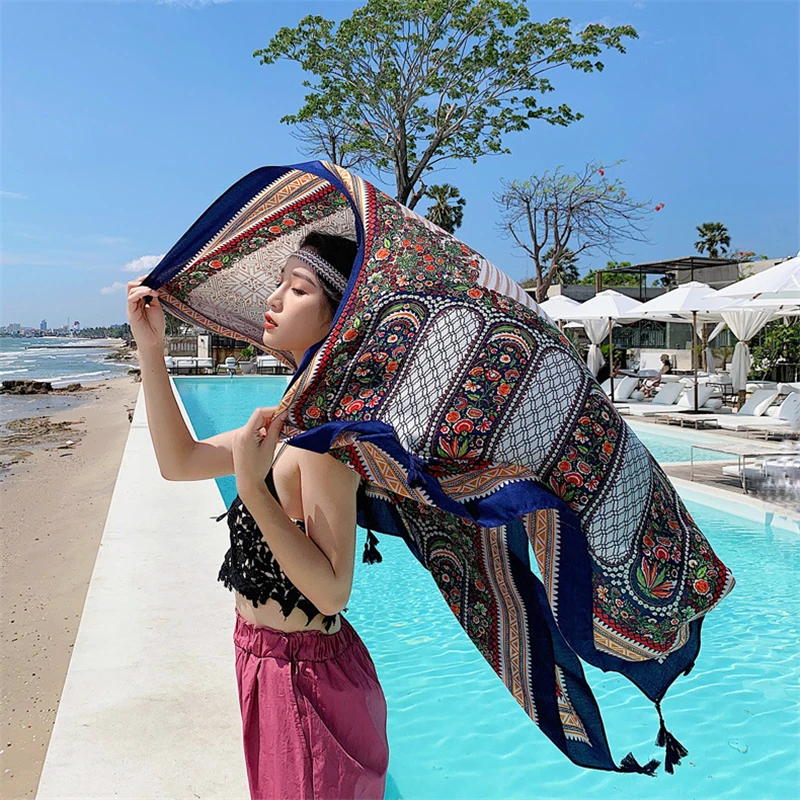 10PCS Retro Style Microfiber Beach Towel Large scarf shawl Gym Swimming Pool Towel Women 180x100cm Big Mat Fashion Surf Robe
10PCS Retro Style Microfiber Beach Towel Large scarf shawl Gym Swimming Pool Towel Women 180x100cm Big Mat Fashion Surf Robe