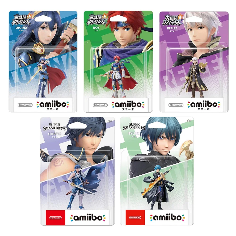 

Nintendo Amiibo Figure - Super Smash Bros. Series - Byleth / Roy / Lucina / Robin / Chrom