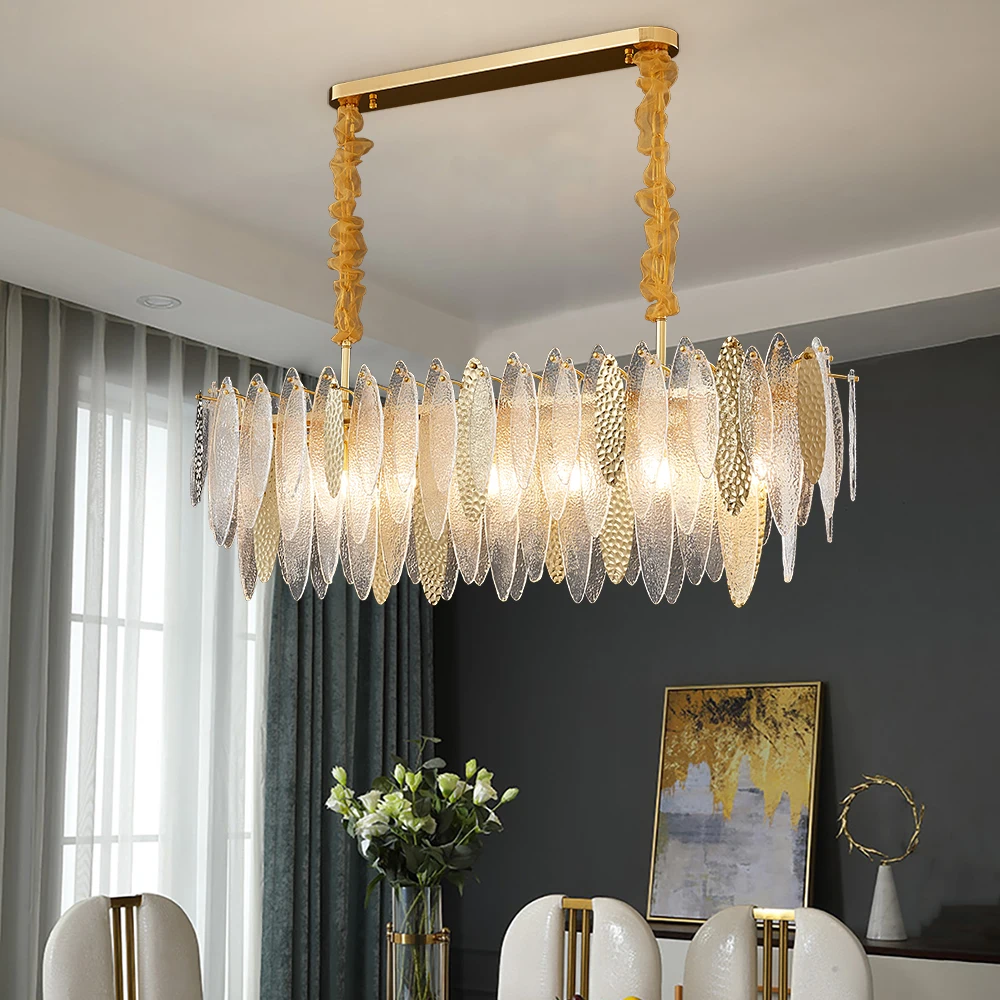 Modern luxury Colorful Glass Chandelier Gold Metal Lighting Fixture Creative Hanging Lamp for Kitchen Dining Bar Decor
Modern luxury Colorful Glass Chandelier Gold Metal Lighting Fixture Creative Hanging Lamp for Kitchen Dining Bar Decor