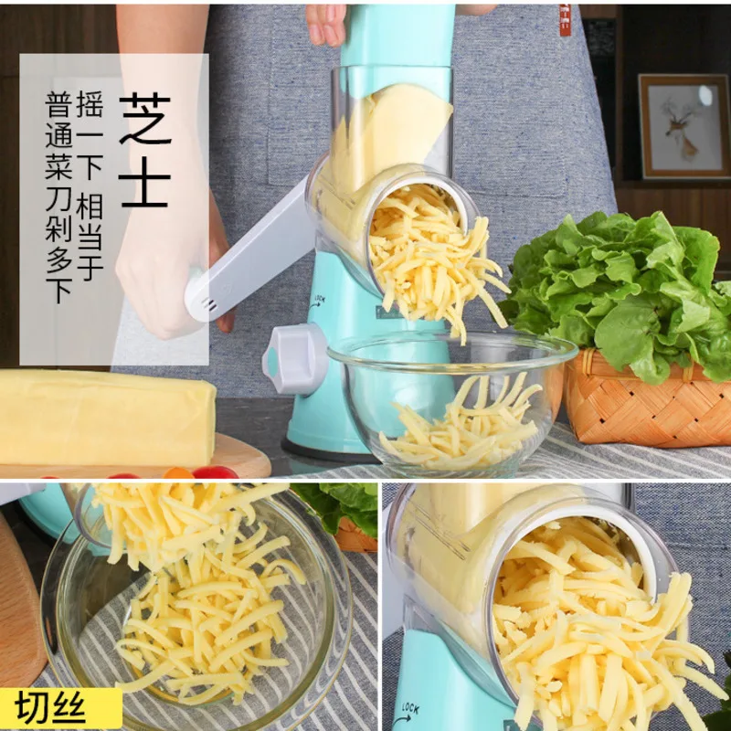 Manual Vegetable Cutter Slicer Kitchen Accessories Multifunctional Round Mandoline Slicer Potato Cheese Kitchen Tool
Manual Vegetable Cutter Slicer Kitchen Accessories Multifunctional Round Mandoline Slicer Potato Cheese Kitchen Tool