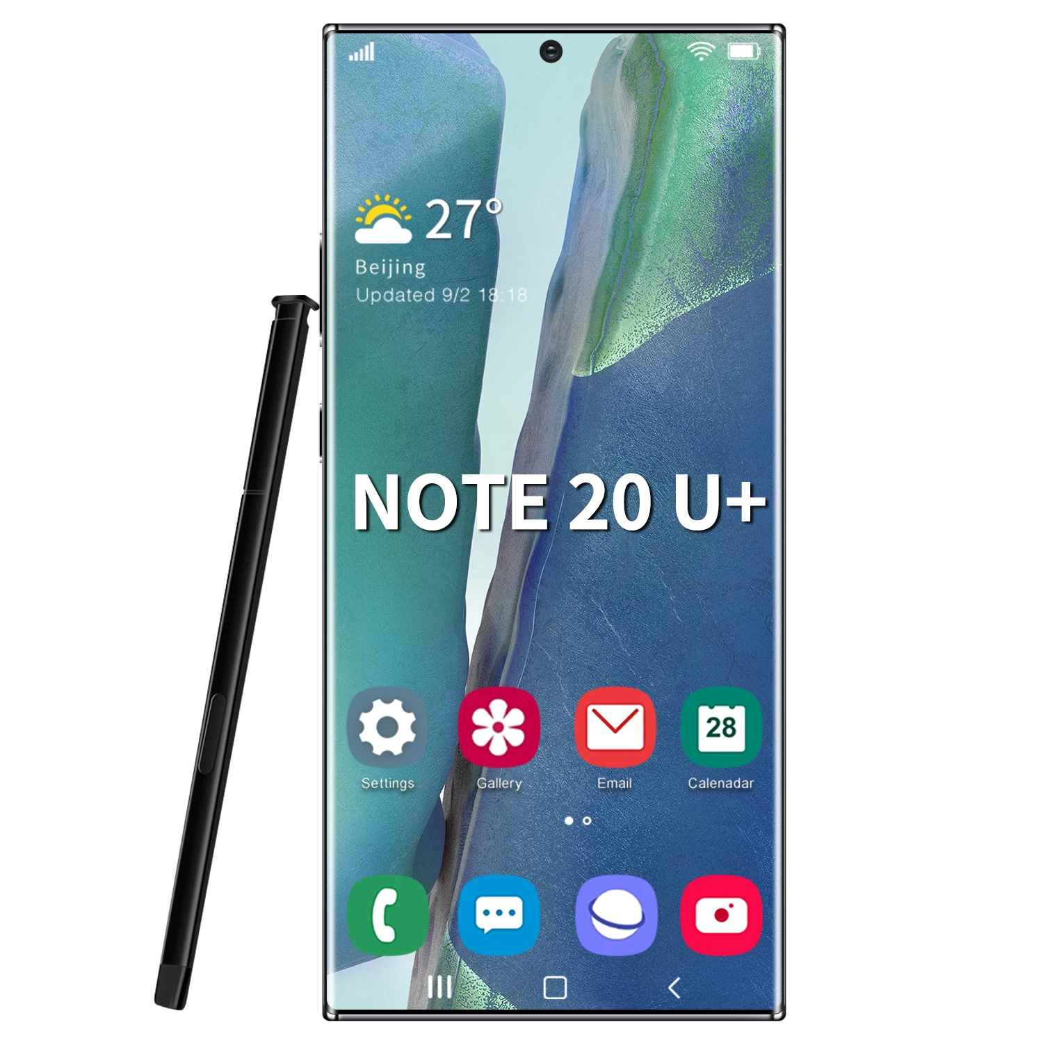 New Smartphone Note20U+ 4G 8Core 6.9inch Full Screen Large Memory 12+512G 5000mAh Face and Screen Fingerprint ID Cellphone
New Smartphone Note20U+ 4G 8Core 6.9inch Full Screen Large Memory 12+512G 5000mAh Face and Screen Fingerprint ID Cellphone