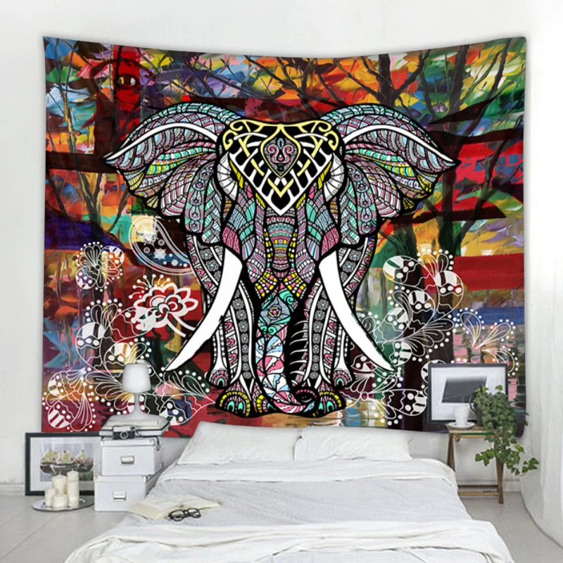 Nordic ethnic pattern elephant tapestry mandala bohemian hippie wall decoration tapestry living room bedroom wall tapestry
Nordic ethnic pattern elephant tapestry mandala bohemian hippie wall decoration tapestry living room bedroom wall tapestry