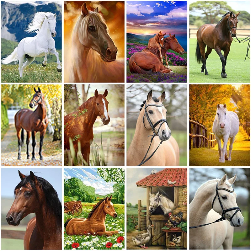 Diy Horse 5D Diamond Painting Full Square Drill Cross Stitch Rhinestone Animal Scenic Diamond Embroidery Mosaic Home Decor
Diy Horse 5D Diamond Painting Full Square Drill Cross Stitch Rhinestone Animal Scenic Diamond Embroidery Mosaic Home Decor