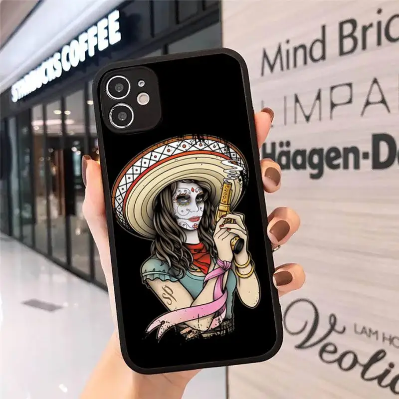 Skull tattoo art girl horror gun Phone Case Matte Transparent for iPhone 7 8 11 12 s mini pro X XS XR MAX Plus cover funda
Skull tattoo art girl horror gun Phone Case Matte Transparent for iPhone 7 8 11 12 s mini pro X XS XR MAX Plus cover funda