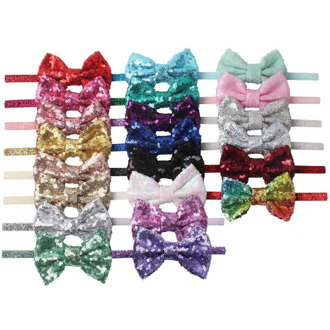 10PCS 4'Inch Baby Hair Apparel Accessories Spring Baby Sequined Bow With Glitter FOE Elastic Headwear Children's Headband
10PCS 4'Inch Baby Hair Apparel Accessories Spring Baby Sequined Bow With Glitter FOE Elastic Headwear Children's Headband
