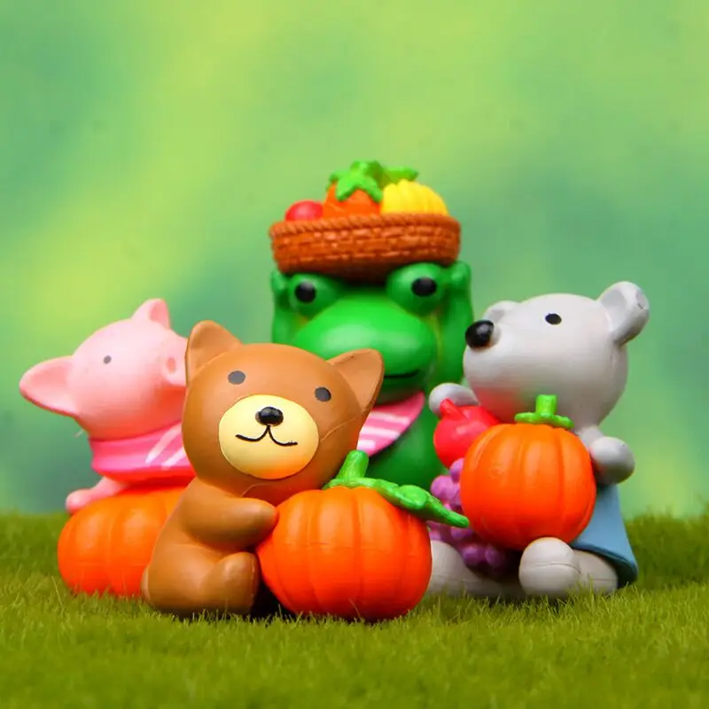 4Pcs/Set Fruit Animal Bear Pig Frog PVC Doll Miniature Toy Micro Landscape Gardening Decoraiton 
4Pcs/Set Fruit Animal Bear Pig Frog PVC Doll Miniature Toy Micro Landscape Gardening Decoraiton