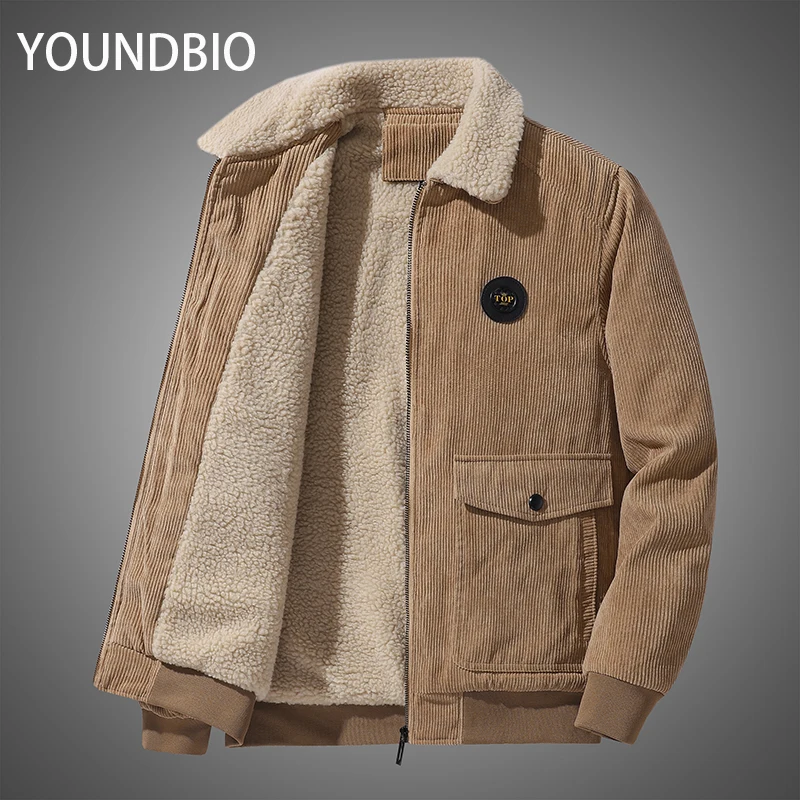 Fleece Jacket Men Thick Warm Windproof Windbreaker High-Quality Fur Collar Coat Loose Brand Fashion Winter Men Fleece Jacket
Fleece Jacket Men Thick Warm Windproof Windbreaker High-Quality Fur Collar Coat Loose Brand Fashion Winter Men Fleece Jacket