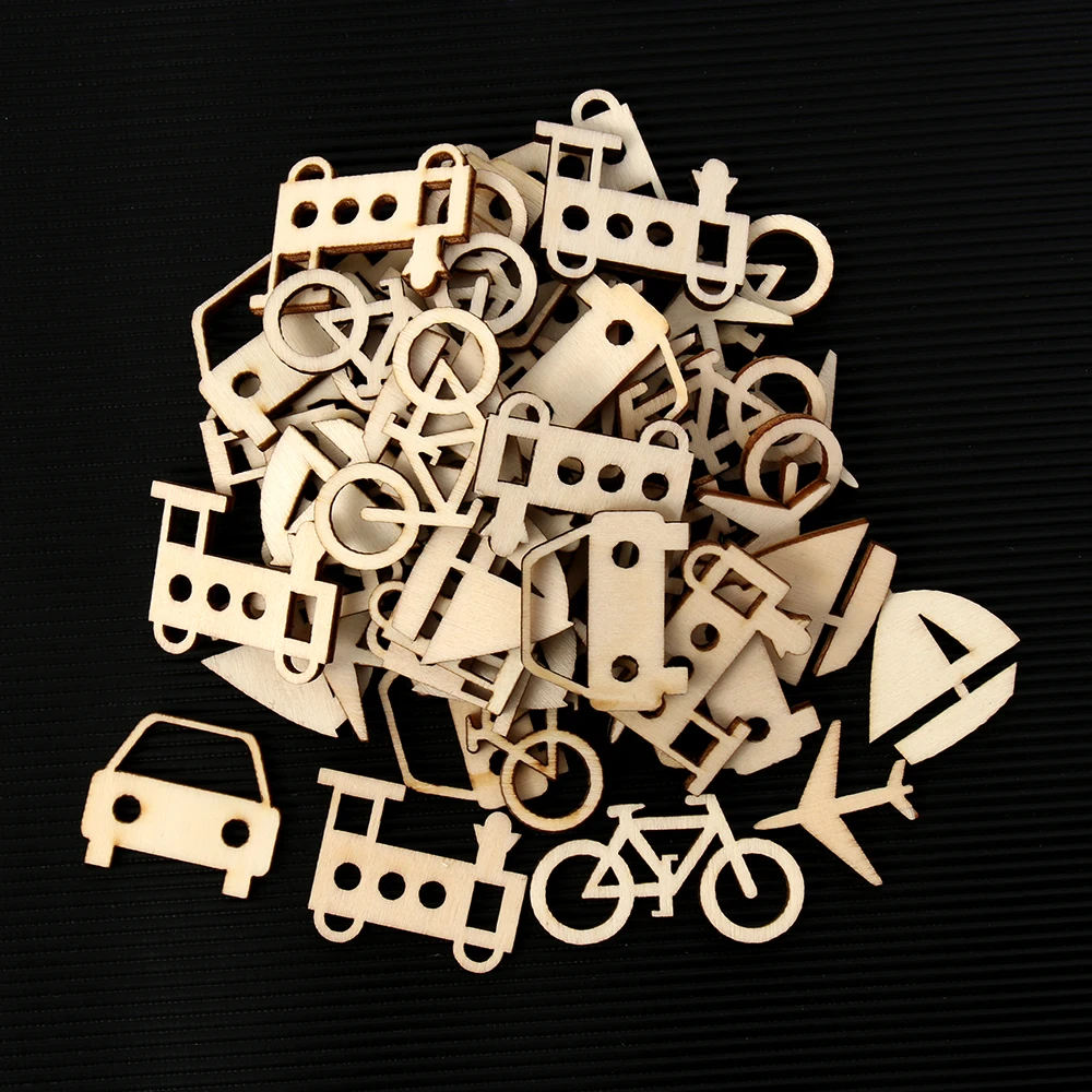 100Pcs/Bag Embellishments DIY Crafts Carved Natural Wood Chip Ornaments Pendant Scrapbooking Decorations
100Pcs/Bag Embellishments DIY Crafts Carved Natural Wood Chip Ornaments Pendant Scrapbooking Decorations