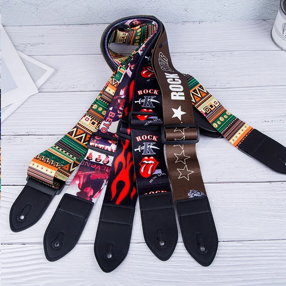 Guitar Strap Adjustable Widened Printed Guitarra Straps For Acoustic Electric Guitar Bass Multi-Color Guitare Belt Accessories
Guitar Strap Adjustable Widened Printed Guitarra Straps For Acoustic Electric Guitar Bass Multi-Color Guitare Belt Accessories