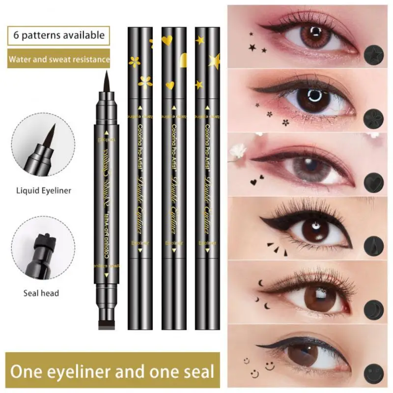 2 In1 Eyeliner Stamp Starry Sky Snow Liquid Eyeliner Pencil Stamp Triangle Seal Eyeliner Waterproof Quick Dry Cosmetics TSLM1
2 In1 Eyeliner Stamp Starry Sky Snow Liquid Eyeliner Pencil Stamp Triangle Seal Eyeliner Waterproof Quick Dry Cosmetics TSLM1