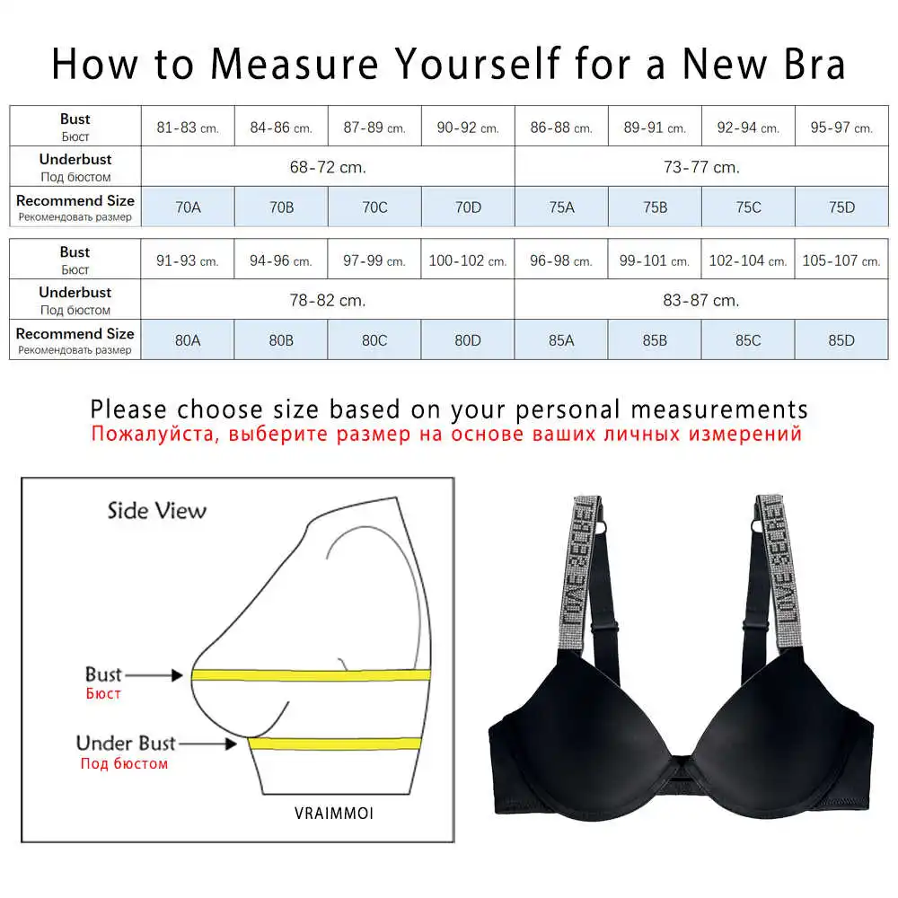 Rhinestone Push Up Bra Women Underwear Sexy Bralette for Female Lingerie with Wire Adjusted Back Closure
Rhinestone Push Up Bra Women Underwear Sexy Bralette for Female Lingerie with Wire Adjusted Back Closure