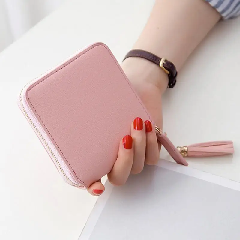 New Coin Purse Holders Wallet Women PU Leather Tassel Pendant Money Wallets Hot Fashion Clutch Money Pouch Bag
New Coin Purse Holders Wallet Women PU Leather Tassel Pendant Money Wallets Hot Fashion Clutch Money Pouch Bag