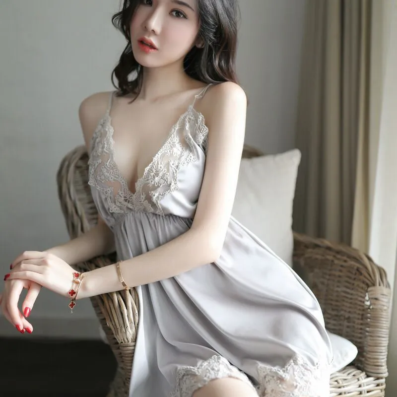 Lingerie Porno Femme Sling Strap Sexy Lace Temptation Nightwear Babydoll Nightie Exotic Dress for Women
Lingerie Porno Femme Sling Strap Sexy Lace Temptation Nightwear Babydoll Nightie Exotic Dress for Women