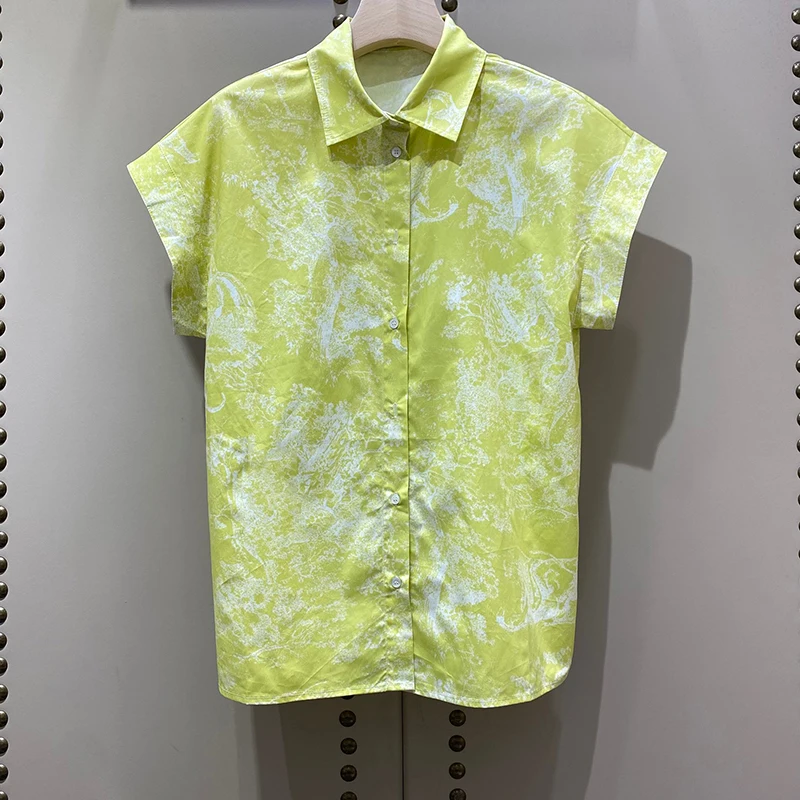 Top Women Blouses Casual Beach Sleeveless Loose Shirt Summer Blusa Print Blouse O-Neck Women
Top Women Blouses Casual Beach Sleeveless Loose Shirt Summer Blusa Print Blouse O-Neck Women