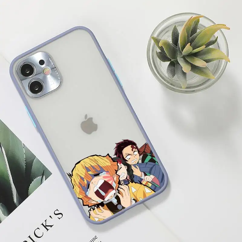 Anime Demon Slayer Phone Case For iPhone 12 11 Mini Pro XR XS Max 7 8 Plus X Matte transparent Gray Back Cover 
Anime Demon Slayer Phone Case For iPhone 12 11 Mini Pro XR XS Max 7 8 Plus X Matte transparent Gray Back Cover