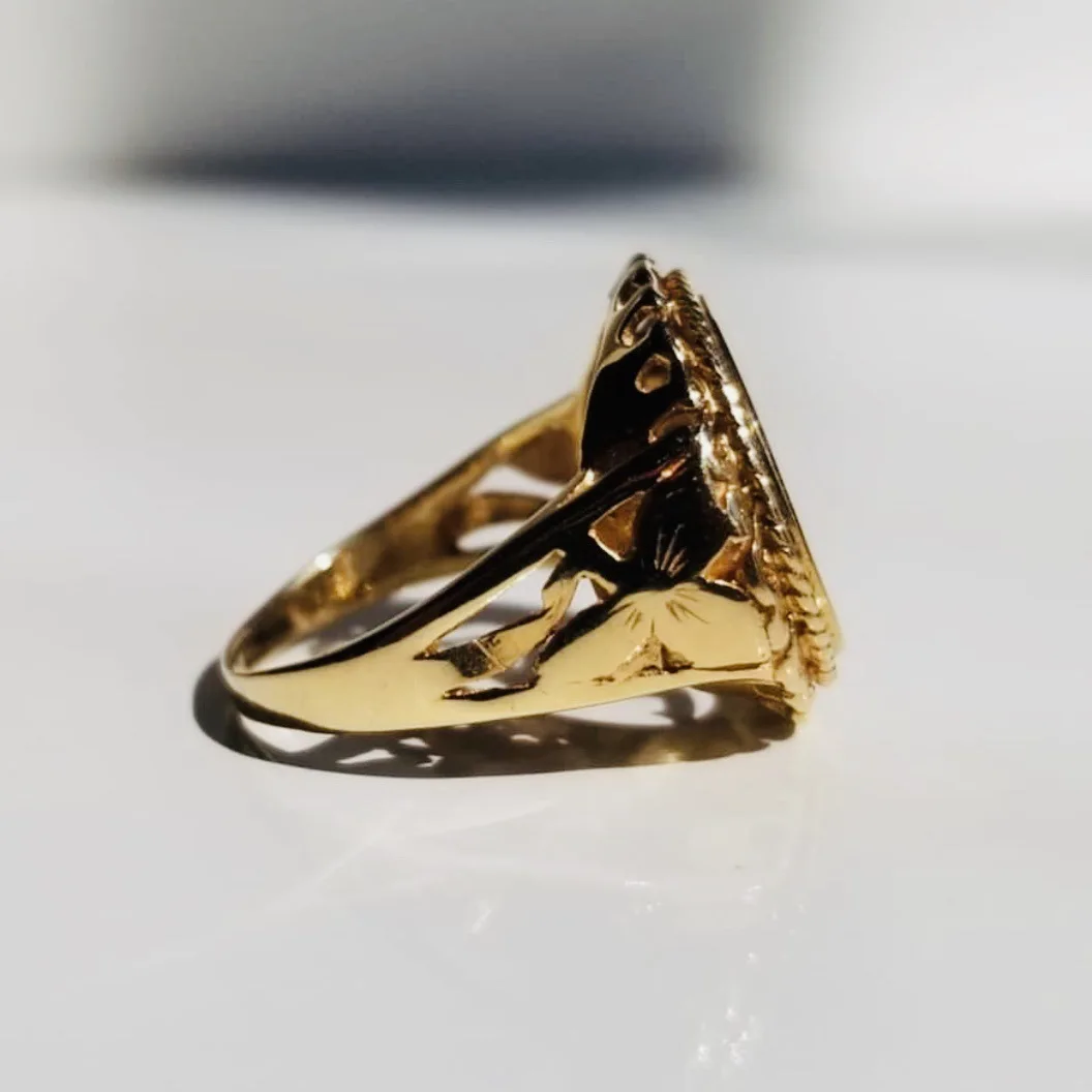 18K Gold Plated Archer Shape Vintage Gold-plated Ring for Men's Dad Boyfriend Mens Fineger Rings Party Fine Jewelry Gifts
18K Gold Plated Archer Shape Vintage Gold-plated Ring for Men's Dad Boyfriend Mens Fineger Rings Party Fine Jewelry Gifts