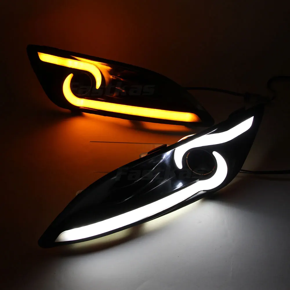 Daytime Running Light DRL for Ford Fiesta 2013 2014 2015 2016 White DRL Yellow Turning Light Left Right Fog Light Cover has Wire
Daytime Running Light DRL for Ford Fiesta 2013 2014 2015 2016 White DRL Yellow Turning Light Left Right Fog Light Cover has Wire