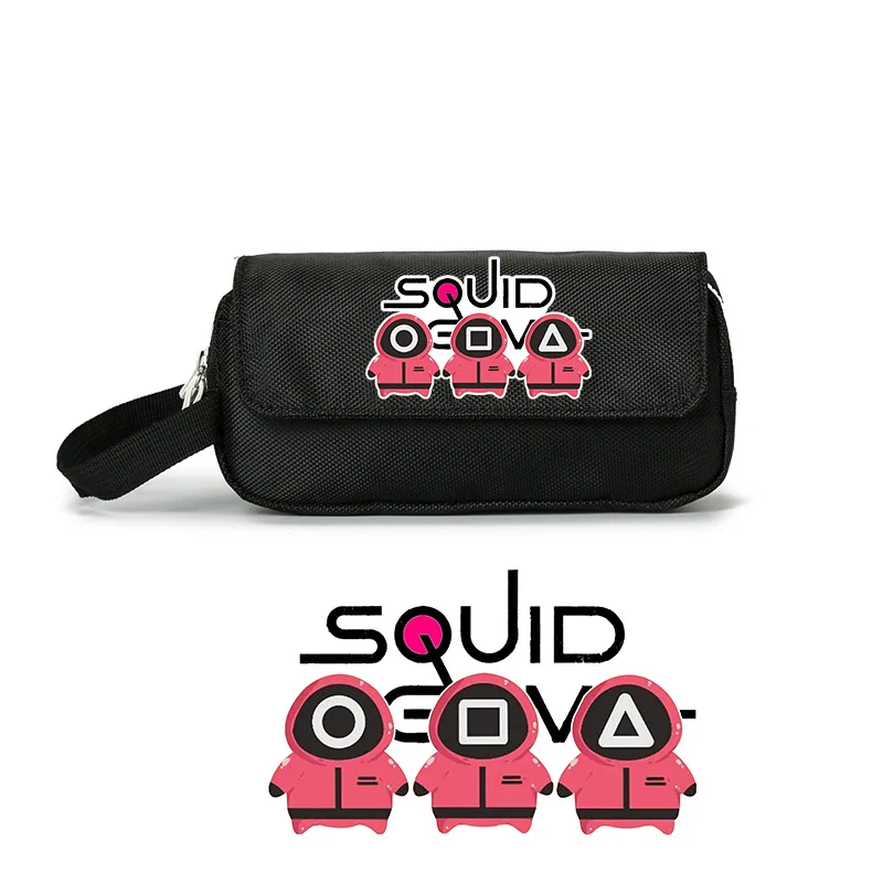 New Squid Game Pencil Case Pencil Bag Anime Cartoon Make Up Cosmetic Bag Student Stationery Multi-function Flip Bags Gift
New Squid Game Pencil Case Pencil Bag Anime Cartoon Make Up Cosmetic Bag Student Stationery Multi-function Flip Bags Gift