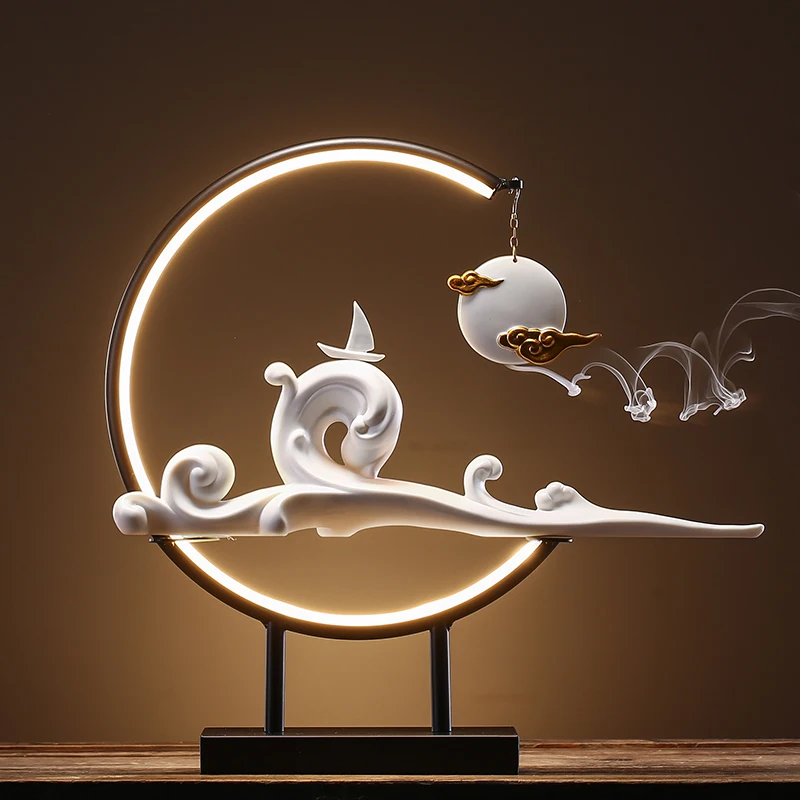 Backflow Incense Burner Decorative Waterfall Light Aroma Burner Smoke Fountain Mosquito Coil Holder Incensario Home Decor BI50IB
Backflow Incense Burner Decorative Waterfall Light Aroma Burner Smoke Fountain Mosquito Coil Holder Incensario Home Decor BI50IB