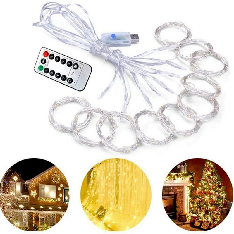3M LED Curtain Garland on The Window USB String Lights Fairy Lights Festoon with Remote Christmas Wedding Decoration for Home
3M LED Curtain Garland on The Window USB String Lights Fairy Lights Festoon with Remote Christmas Wedding Decoration for Home