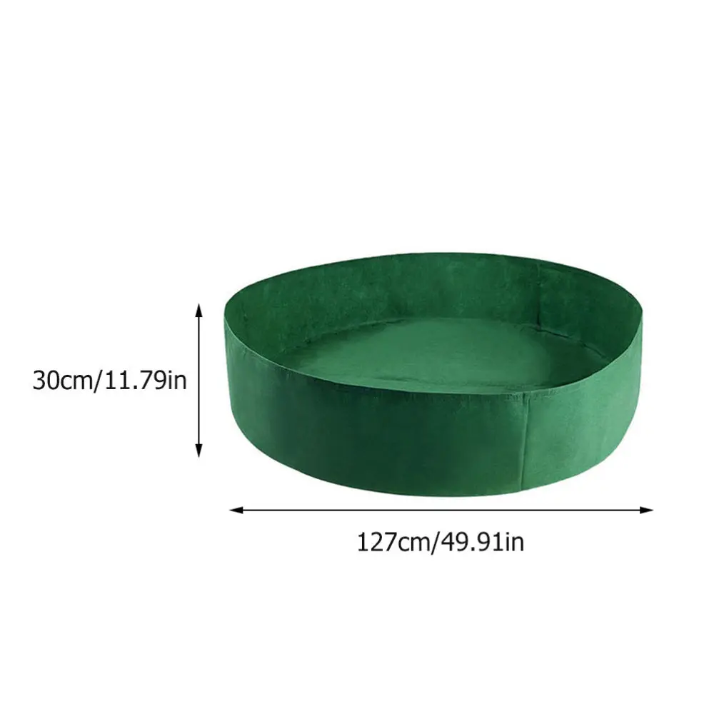Round Shape Felt Fabric Grow Bag Plant Container Felt Planting Bag for Garden 
Round Shape Felt Fabric Grow Bag Plant Container Felt Planting Bag for Garden