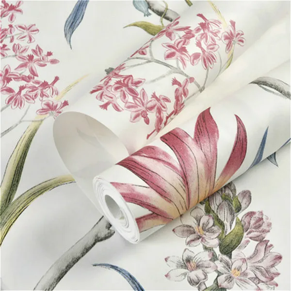 Non Woven Wallpaper Bedroom Wall Covering Modern Vintage Pink Floral Wallpaper Blue Tropical Butterfly Birds Flower Wall Paper
Non Woven Wallpaper Bedroom Wall Covering Modern Vintage Pink Floral Wallpaper Blue Tropical Butterfly Birds Flower Wall Paper