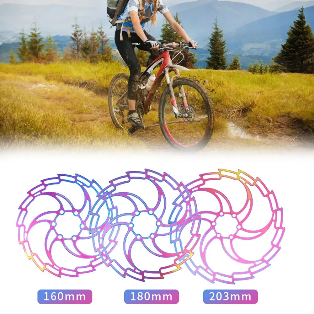 Super-light Bicycle Hydraulic Disc Brake Rotors MTB Road Racing Bike Brake Disc Rotor 160-180-203mm 44mm 6 Bolts Bicycle Parts
Super-light Bicycle Hydraulic Disc Brake Rotors MTB Road Racing Bike Brake Disc Rotor 160-180-203mm 44mm 6 Bolts Bicycle Parts