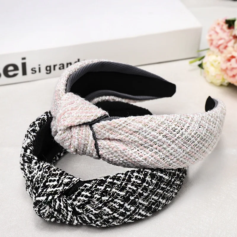 

Ladies Accessories Headwear Tie Headband Knot Wide Hairband Alice Hair Band Hoop