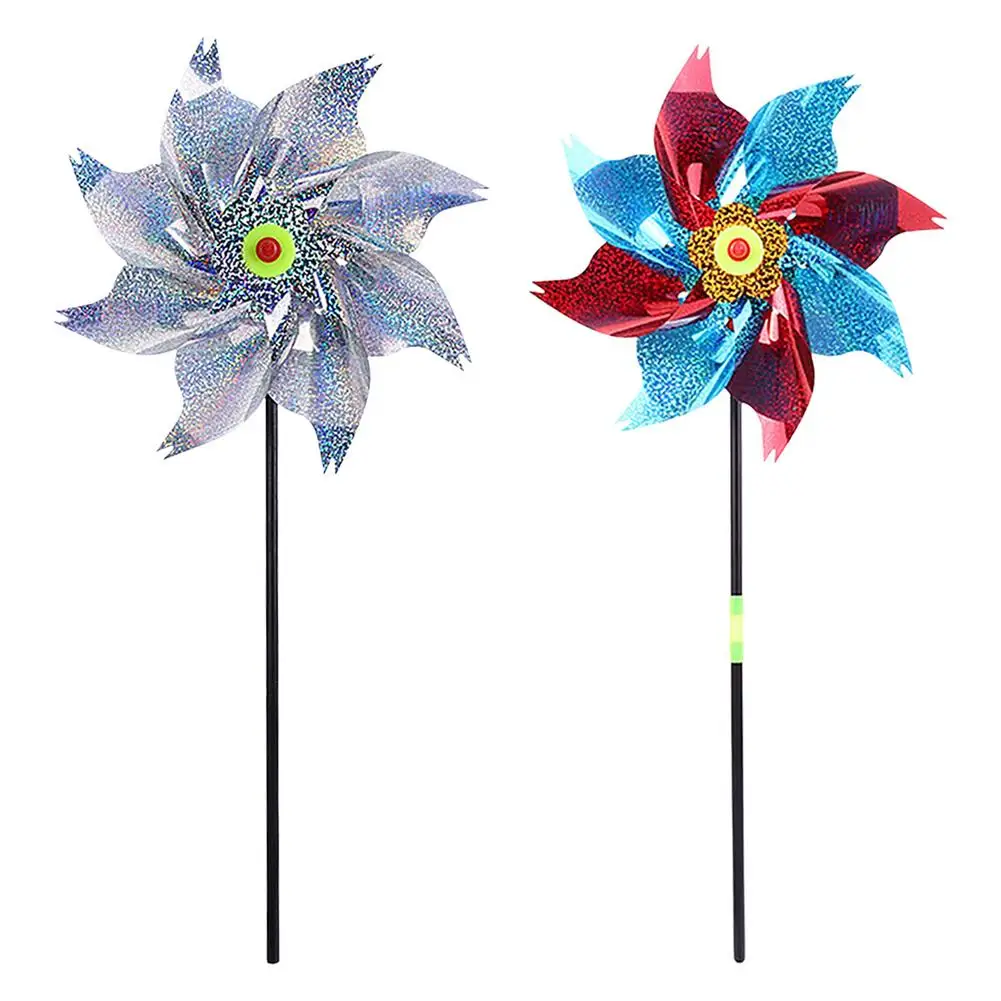 Laser Bird Repelling 24CM Silver Windmill 8-Blade Rotating Windmill For Farmland Manor Practical And Decorative
Laser Bird Repelling 24CM Silver Windmill 8-Blade Rotating Windmill For Farmland Manor Practical And Decorative