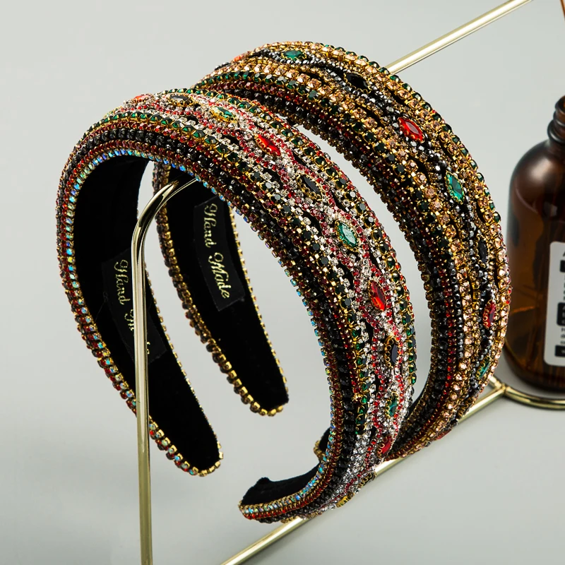 Fashion Baroque Super Flash Full Color Rhinestone Hair Band Women's Elegant Temperament Sponge Hair Band Party Hair Accessories
Fashion Baroque Super Flash Full Color Rhinestone Hair Band Women's Elegant Temperament Sponge Hair Band Party Hair Accessories