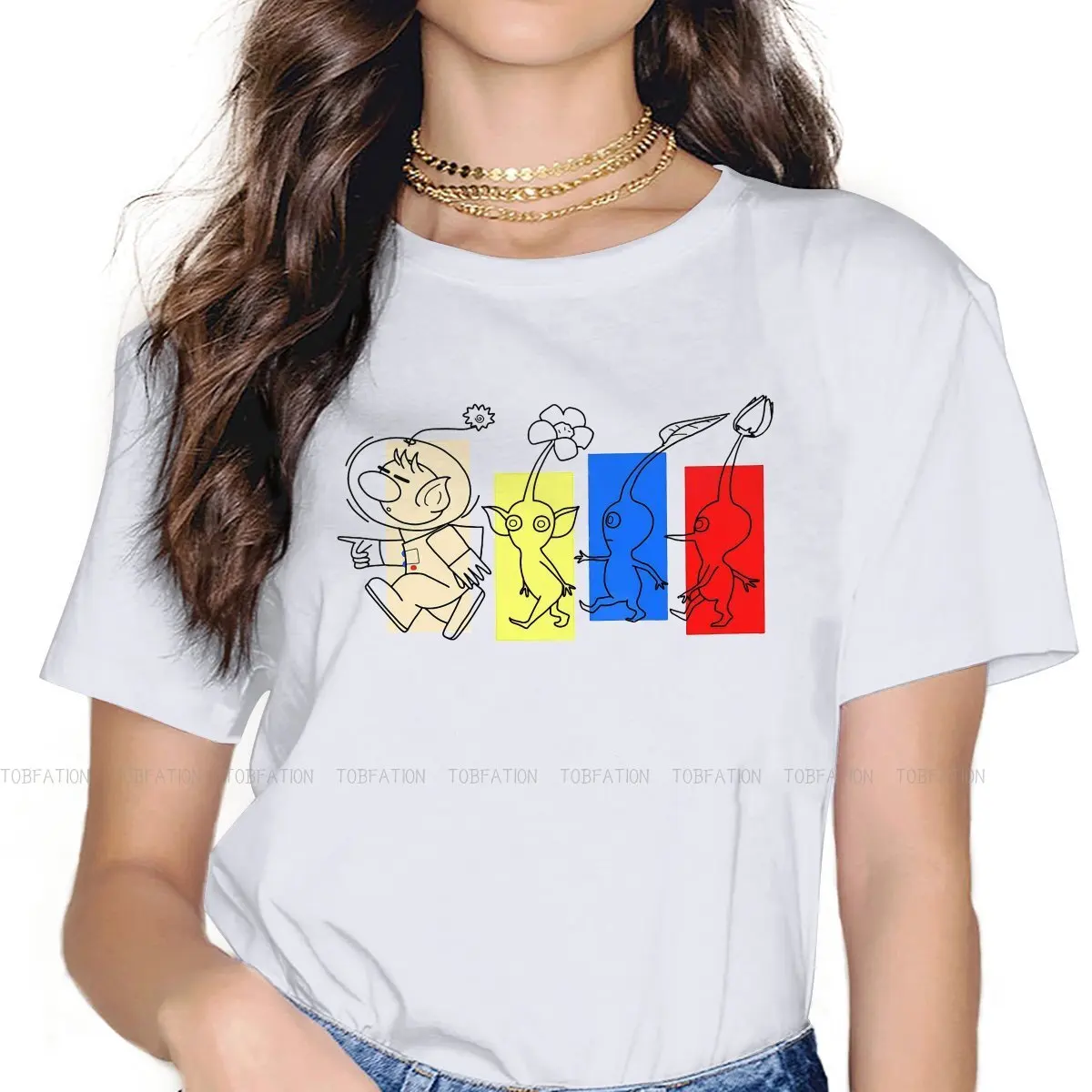 Trails Women Clothing Pikmin Puzzle Game Graphic Female Tshirts Vintage Gothic Loose Tops Tee Kawaii Girls Streetwear
Trails Women Clothing Pikmin Puzzle Game Graphic Female Tshirts Vintage Gothic Loose Tops Tee Kawaii Girls Streetwear