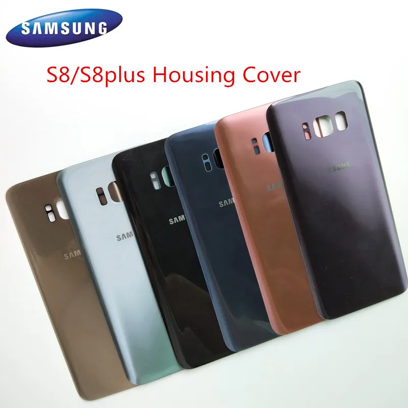 Крышка корпуса SAMSUNG Galaxy S8 G950 + Plus G955 задняя крышка батарейного отсека Задняя