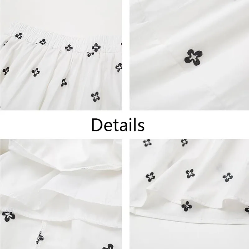 Skirts Women Elegant Summer Floral Retro Loose Design French Style Tender Feminine All-match Holiday Leisure Popular Chic Ins
Skirts Women Elegant Summer Floral Retro Loose Design French Style Tender Feminine All-match Holiday Leisure Popular Chic Ins