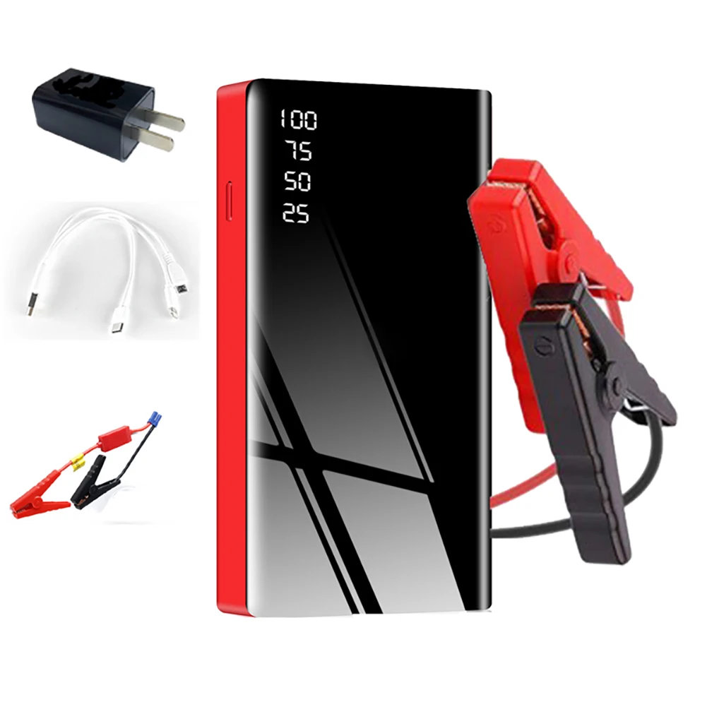 20000mAh Car Battery Jump Starter Power Bank 12V 500A Portable Emergency Booster Power Supply with LED Flashlight for 3.5L Car
20000mAh Car Battery Jump Starter Power Bank 12V 500A Portable Emergency Booster Power Supply with LED Flashlight for 3.5L Car