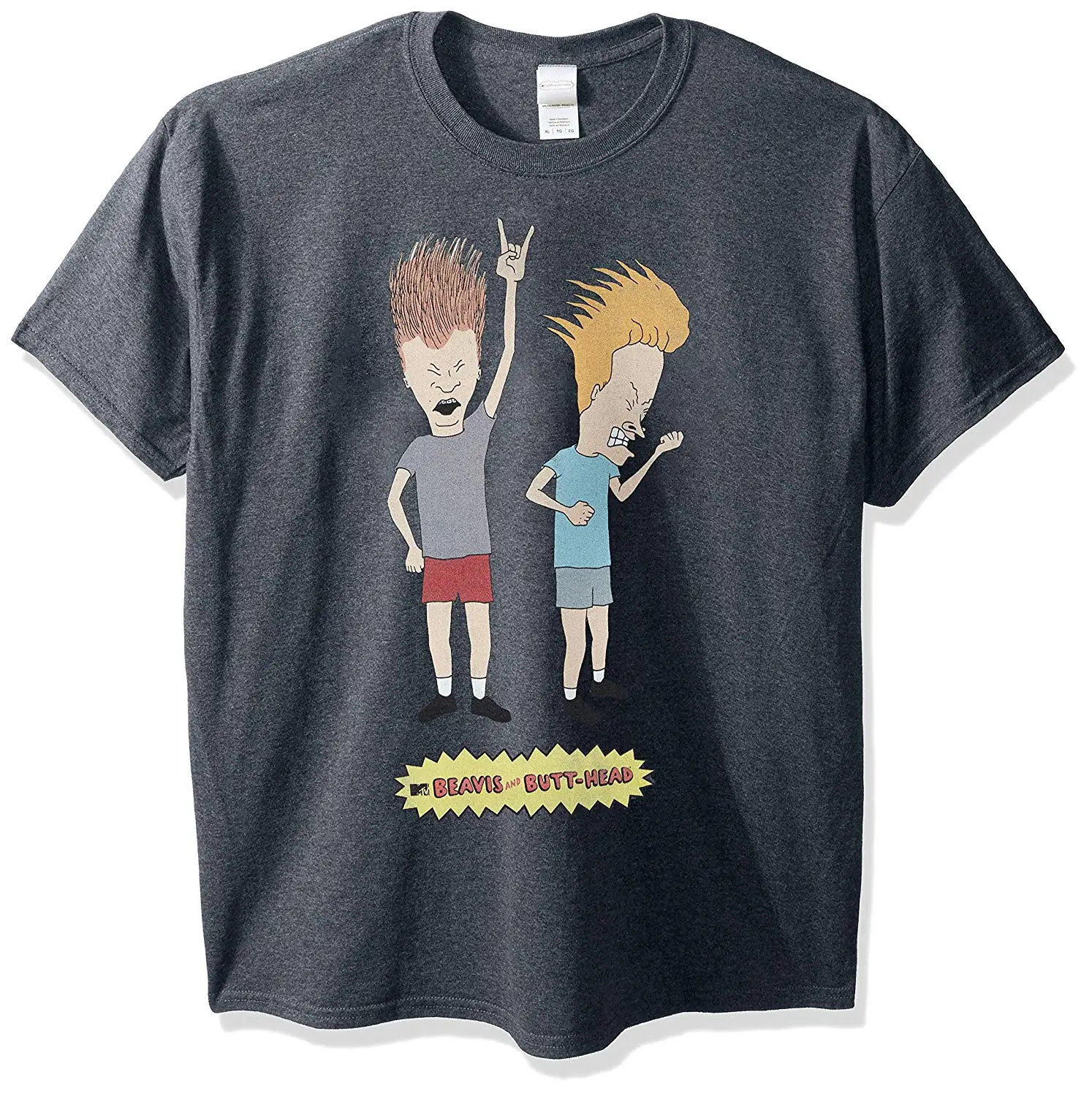 Beavis and Butt Head Мужская футболка с коротким рукавом хлопок Повседневная рубашка