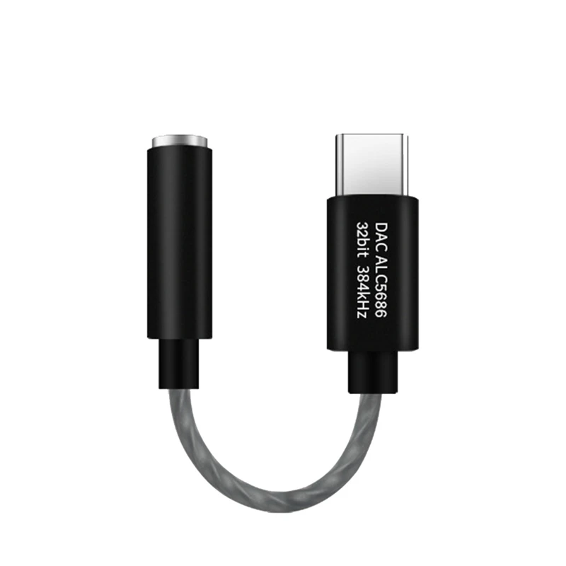USB Type C to 3.5mm Earphone Jack DAC Adapter 32Bit 384KHz Realtek ALC5686 USB to 3.5mm for SAMSUNG Smartphone 
USB Type C to 3.5mm Earphone Jack DAC Adapter 32Bit 384KHz Realtek ALC5686 USB to 3.5mm for SAMSUNG Smartphone