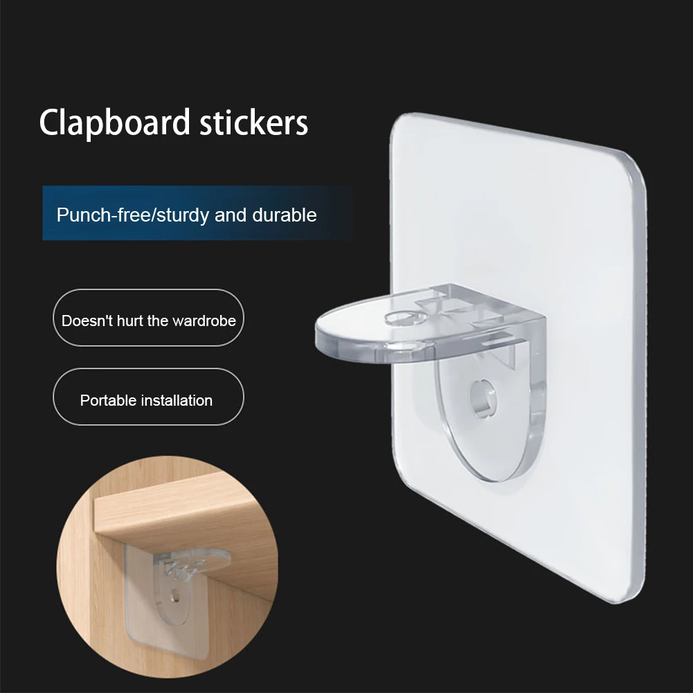 Adhesive Shelf Support Pegs 4/12pcs Punch-free Clear Closet Cabinet Shelf Pegs Wall Hangers for Kitchen Cabinet Furniture
Adhesive Shelf Support Pegs 4/12pcs Punch-free Clear Closet Cabinet Shelf Pegs Wall Hangers for Kitchen Cabinet Furniture