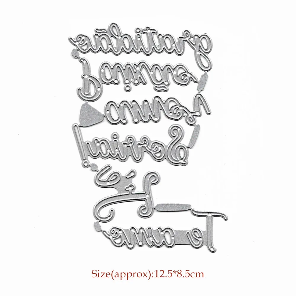 Letter Die Cuts Words Decoration Craft Cutting Dies For Card Making Scrapbook DIY Handcraft Crafts Embossing Stencil Dies New 
Letter Die Cuts Words Decoration Craft Cutting Dies For Card Making Scrapbook DIY Handcraft Crafts Embossing Stencil Dies New