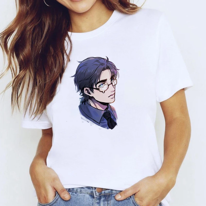 JoJo Bizarre Adventure T-shirts Short Sleeve T-shirt Female Women-clothing Women's for Summer Woman Fashion Tops With Sleeves
JoJo Bizarre Adventure T-shirts Short Sleeve T-shirt Female Women-clothing Women's for Summer Woman Fashion Tops With Sleeves