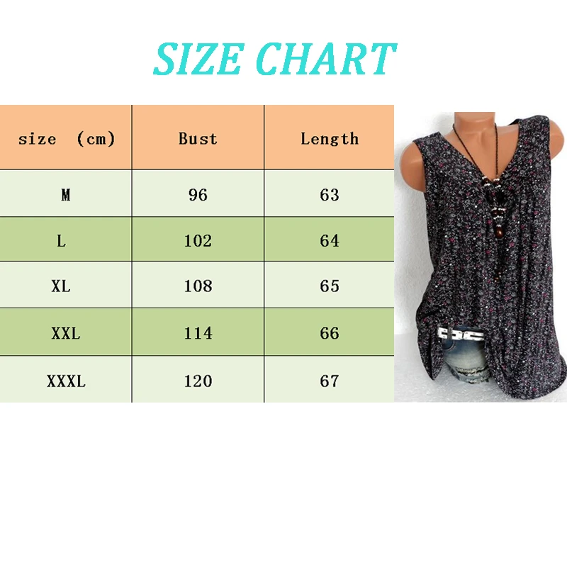 2019 New Fashion Womens Summer Loose Print Sleeveless Vest Tee Shirt Blouse Lady Boho Casual V-Neck Tops Plus Size
2019 New Fashion Womens Summer Loose Print Sleeveless Vest Tee Shirt Blouse Lady Boho Casual V-Neck Tops Plus Size