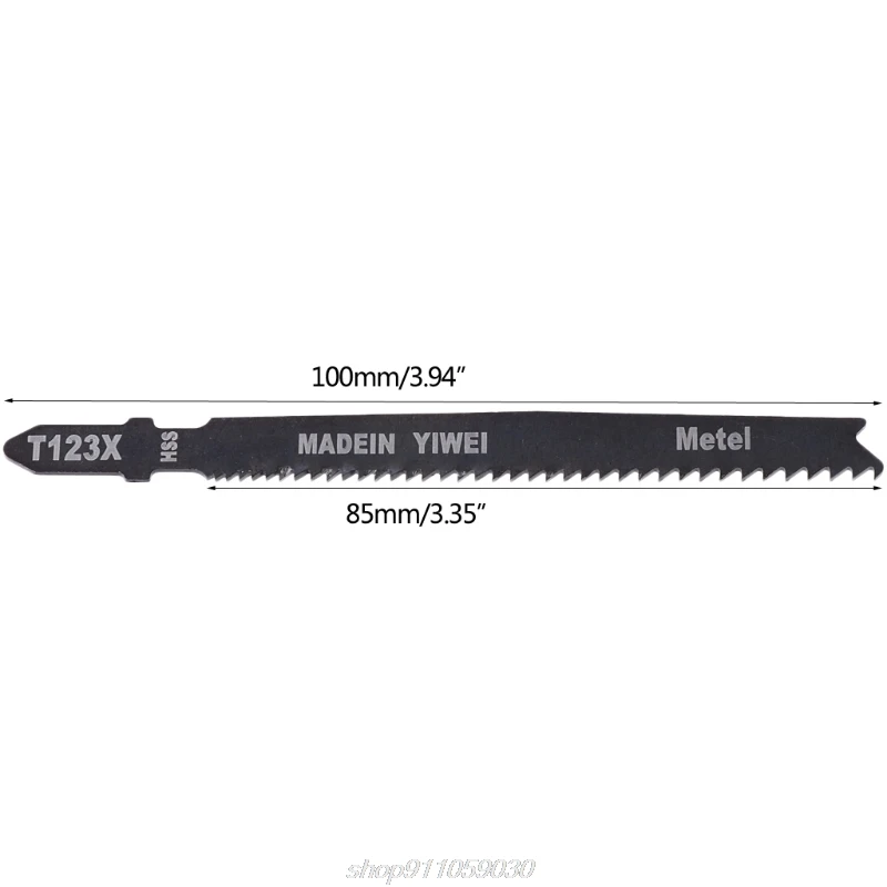 5 Pcs T123X 4 Inch HCS T-Shank Jigsaw Blades Set For Metal Cutting D24 20 Dropshipping
5 Pcs T123X 4 Inch HCS T-Shank Jigsaw Blades Set For Metal Cutting D24 20 Dropshipping