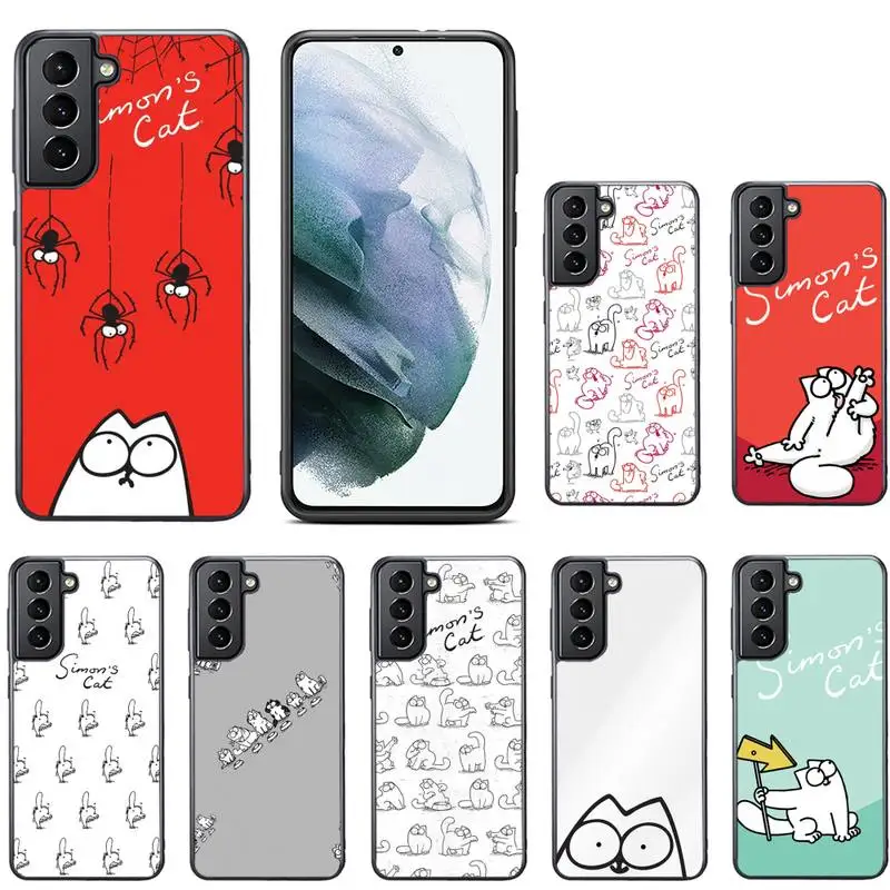 S-Simon's cat Phone Case For Samsung S8 S9 S10 S20 plus 5G lite note 20 ultra PC nax fundas cover
S-Simon's cat Phone Case For Samsung S8 S9 S10 S20 plus 5G lite note 20 ultra PC nax fundas cover