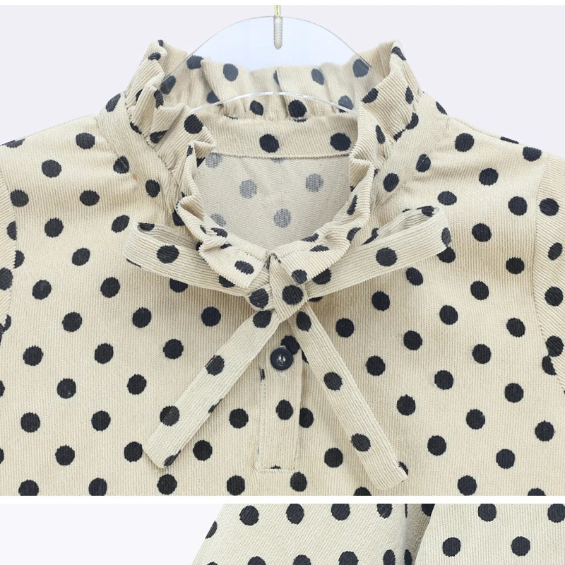 Kids Clothes Polka Dot Bow Corduroy Dresses Teen Girls Long Style Dress Autumn New Elegant Princess Dress 5-15 Years 
Kids Clothes Polka Dot Bow Corduroy Dresses Teen Girls Long Style Dress Autumn New Elegant Princess Dress 5-15 Years