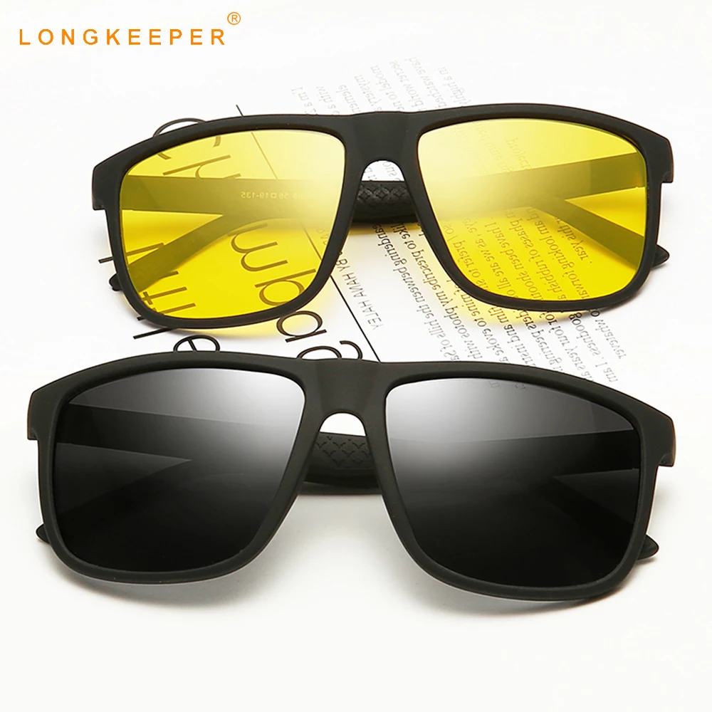 Brand Design Polarized Sunglasses Men Women Night Vision Sun Glasses Male Vintage Square Sport Driving Shades UV400 gafas de sol
Brand Design Polarized Sunglasses Men Women Night Vision Sun Glasses Male Vintage Square Sport Driving Shades UV400 gafas de sol