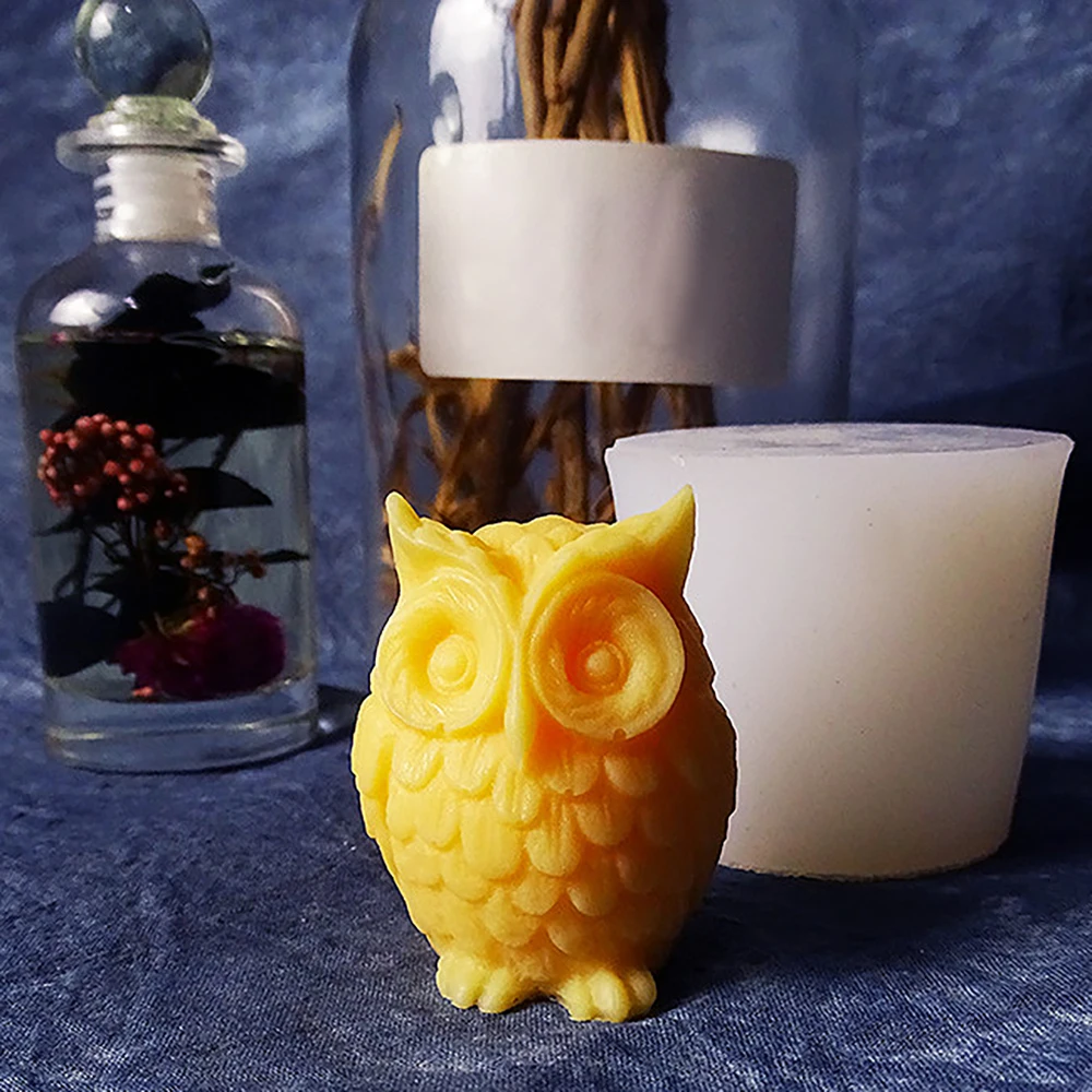 3D Owl Candle Mold Odorless Healthy DIY Handmade Molds High Temperature Resistant Silicone Mould For Cake Chocolate And Candy
3D Owl Candle Mold Odorless Healthy DIY Handmade Molds High Temperature Resistant Silicone Mould For Cake Chocolate And Candy