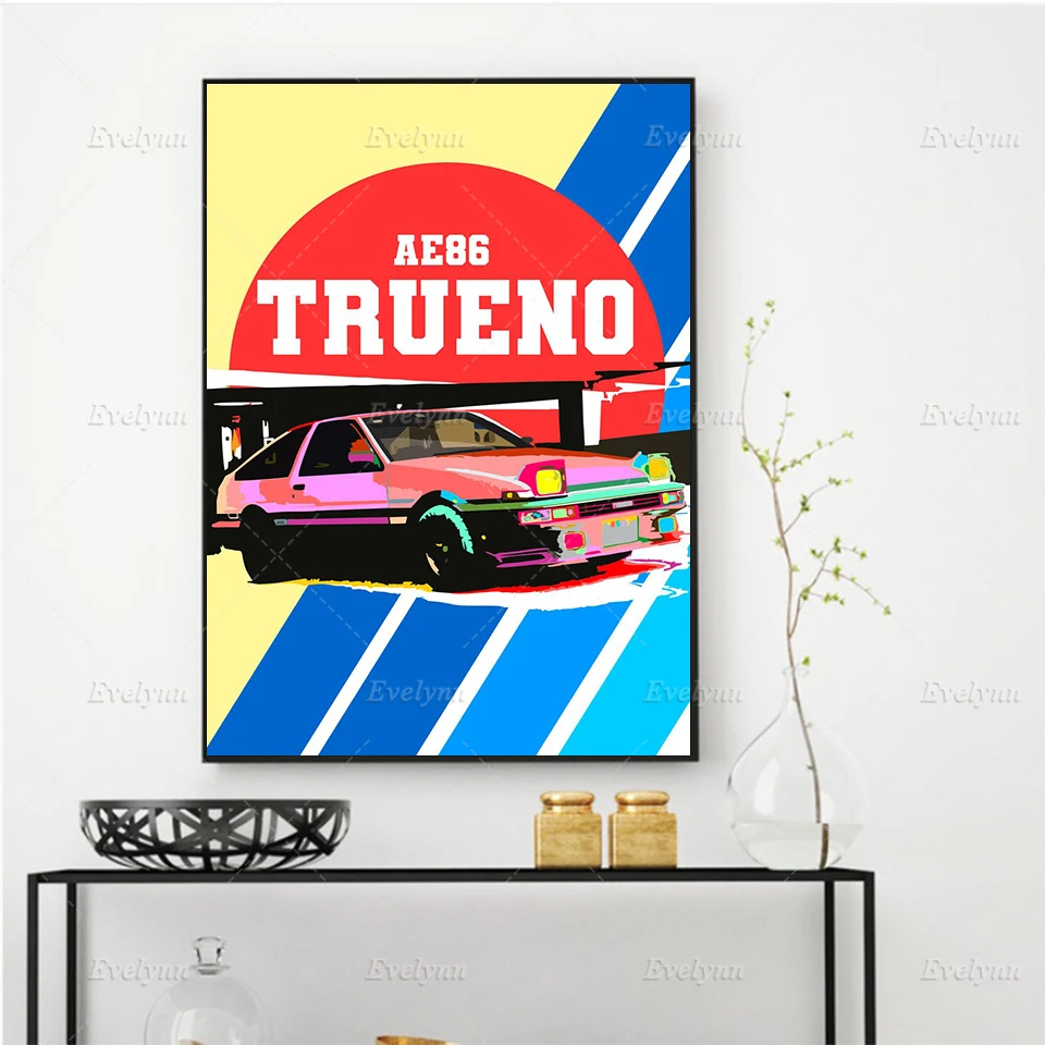Modern Abstract Trueno AE86 Colorfull Wall Art Canvas Painting Graffiti Car Poster And Print Modular Picture Bedroom Living Room
Modern Abstract Trueno AE86 Colorfull Wall Art Canvas Painting Graffiti Car Poster And Print Modular Picture Bedroom Living Room