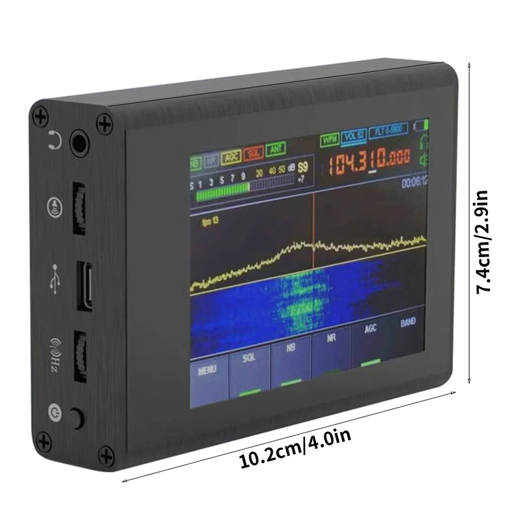 Malachite receiver radio SDR DSP noise reduction full mode 50K-200MHz with antenna Shortwave Radio Malahit receiver radio
Malachite receiver radio SDR DSP noise reduction full mode 50K-200MHz with antenna Shortwave Radio Malahit receiver radio