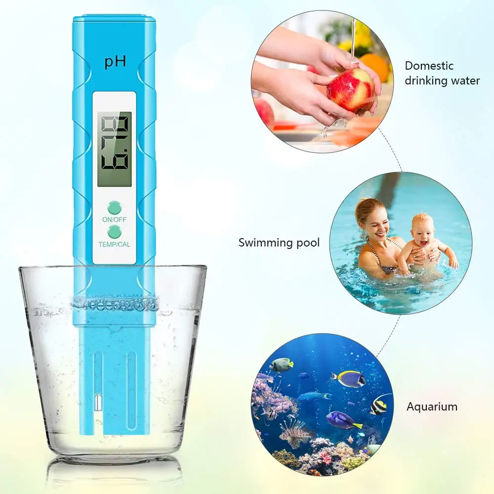Digitlal PH Meter 0.01 PH High Precision PH Tester Water Quality Test Pen, 0.00-14.00 pH Measurement PH Meter for Drinking Water
Digitlal PH Meter 0.01 PH High Precision PH Tester Water Quality Test Pen, 0.00-14.00 pH Measurement PH Meter for Drinking Water