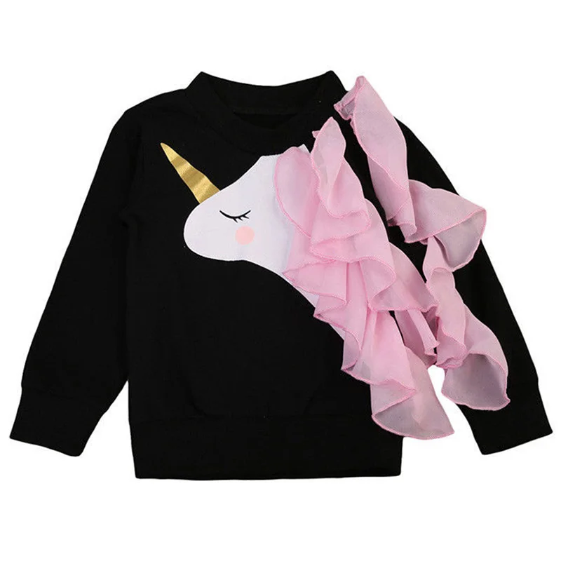 Adorable Newborn Baby Girls Unicorn Ruffle Tops Sweatshirts Kids Girl Tulle Spring Clothes Children Casual Hoodies Pullovers Top
Adorable Newborn Baby Girls Unicorn Ruffle Tops Sweatshirts Kids Girl Tulle Spring Clothes Children Casual Hoodies Pullovers Top